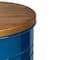 Glitzhome® Metal Storage Accent Table with Solid Wood Lid Set